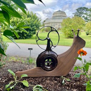 Billy Moore Metal Works - Brú Lasrach - In situ - national botanical gardens